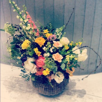 Window display at Emma Vowles Flowers